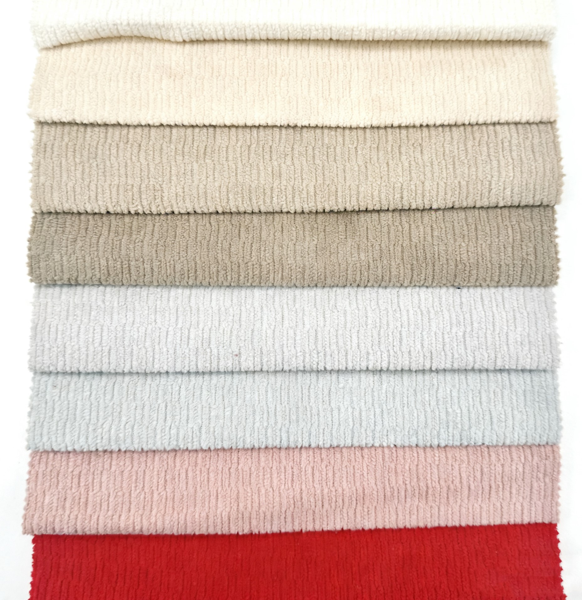 Wejoy højkvalitet ribbet corduroy-stof på 210 GSM, blødt velvet-sofa-stof til polstring, corduroy-polsterstof