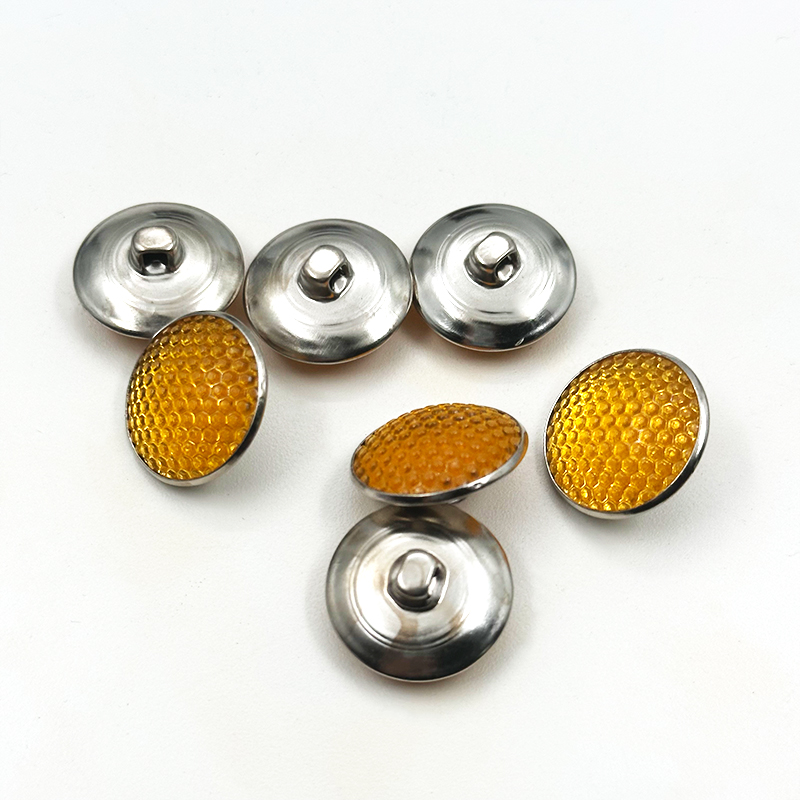 Wejoy, bottone di cristallo in plastica giallo Babysbreath da 20 mm e 25 mm per tappezzeria di mobili