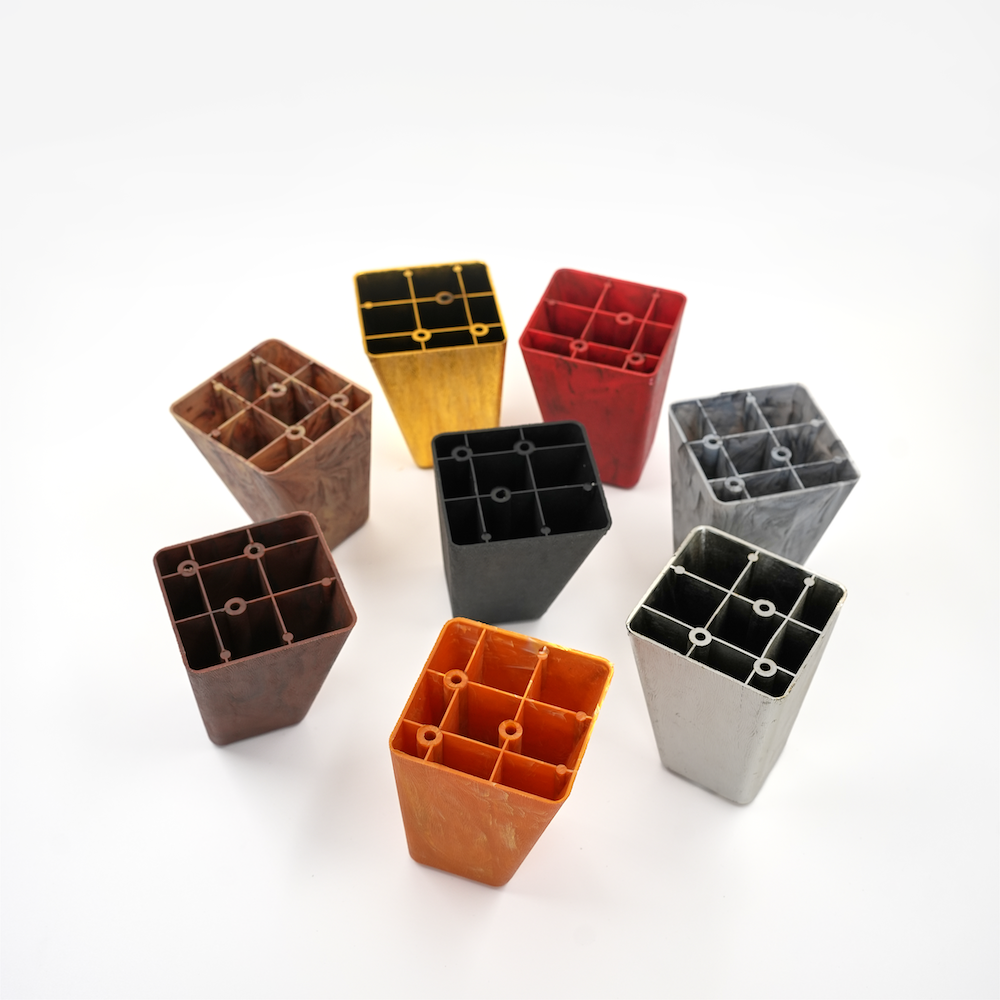 Wejoy verskeie kleure ABS-plastieksofa-pote, 95 mm hoogte, vervangingspote vir meubels, kabinetvoete, stewige meubelhardeware-aksesorisse, groothandel