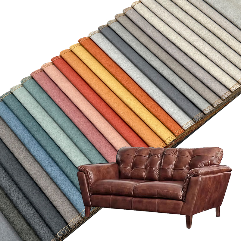 Wejoy Polyester Printet Teknologistof Syntetisk Læderstof til Sofa