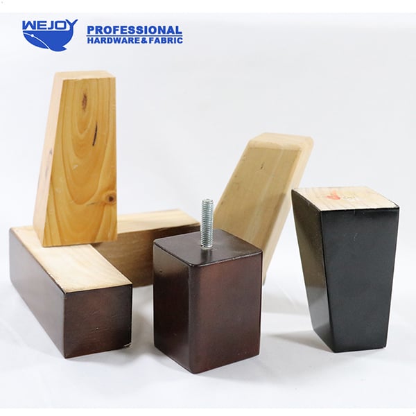 Gambe in legno personalizzabili Wejoy per mobili – Gambe quadrate in legno per divano, letto e tavolo