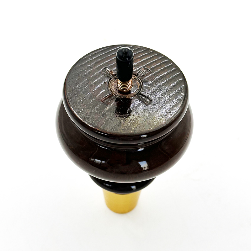 Wejoy 工場 家具用部品 13cm 高さ 光沢トップコート ブラウンカラー 木製脚
