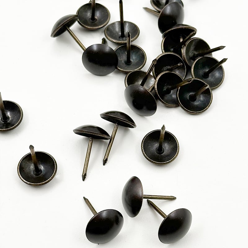 Wejoy 15mm Metal Black Copper Color Furniture Stud Decorative Nails for Sofa