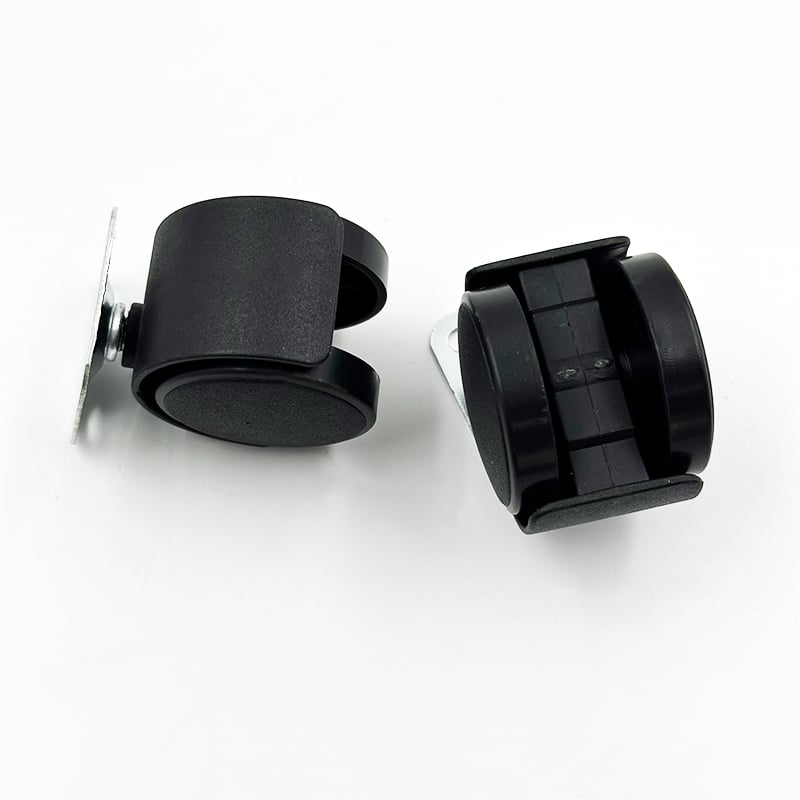 Wejoy Groothandel Meubeltoebehore D40 Plastiek pp Swart 1,5 Duim Wiele Meubelrulle