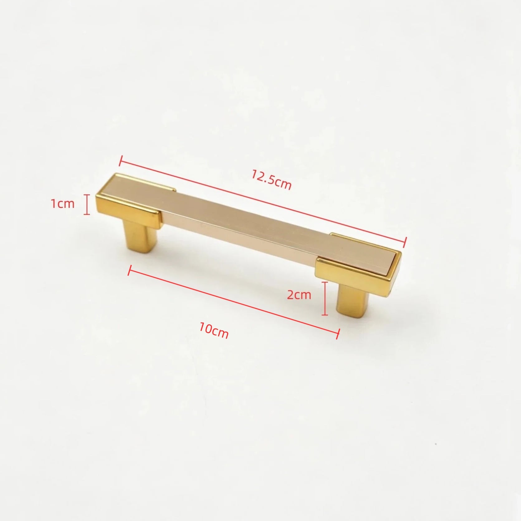 Wejoy skabsdørshåndtag og skuffehåndtag, minimalistisk beslag i zinklegering i børstet nikkel, guld, messing, sølv og krom til køkken- og garderobeskabe, mat finish