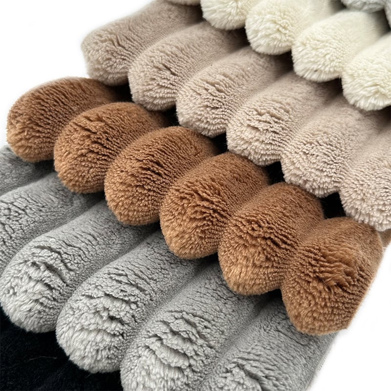 Wejoy Engros 100 % polyester striberet flanelstof hjemmetekstil fløjl sofa stof