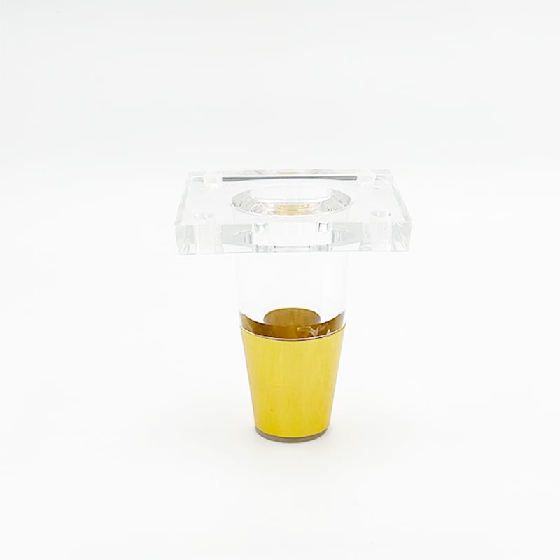 Wejoy Wholesale 80mm 10mm Round Style Transparent Plastic Furniture Tea Table Legs