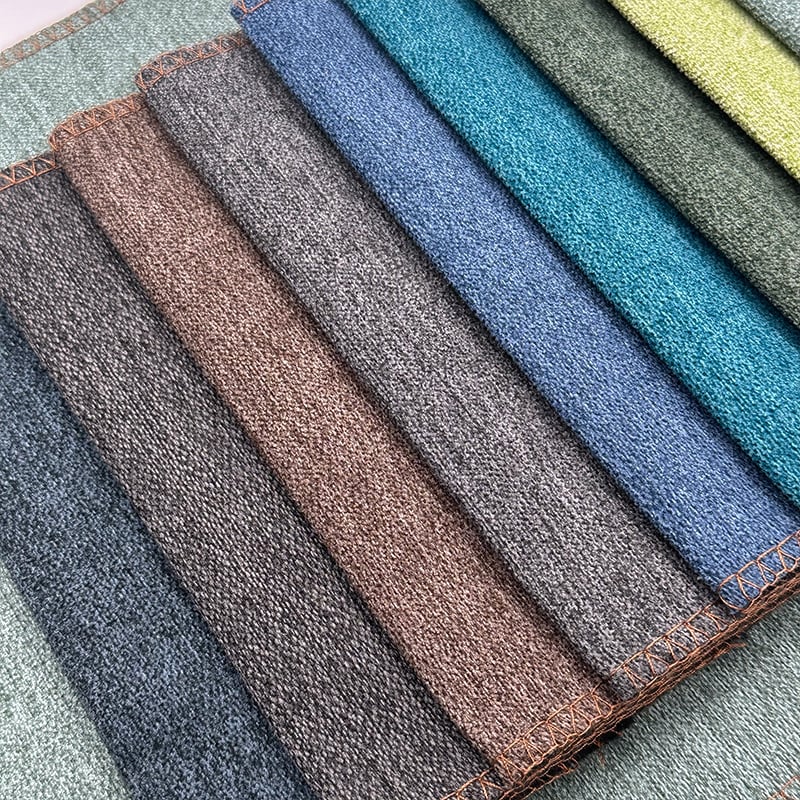 Wejoy Home Deco Textile 100% Polyester 260gsm Linen Look Fabric Washable Linen Upholstery Fabric
