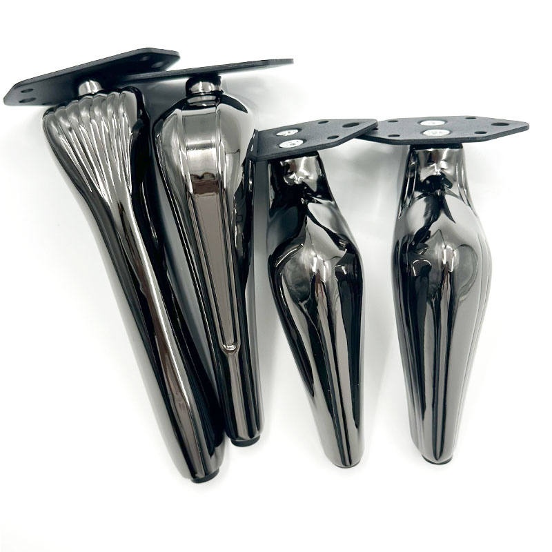 Wejoy Luxury Metal Sofa Hardware Feet Thickened Support Legs for Tea Table Bathroom & TV Cabinet Side Table Legs