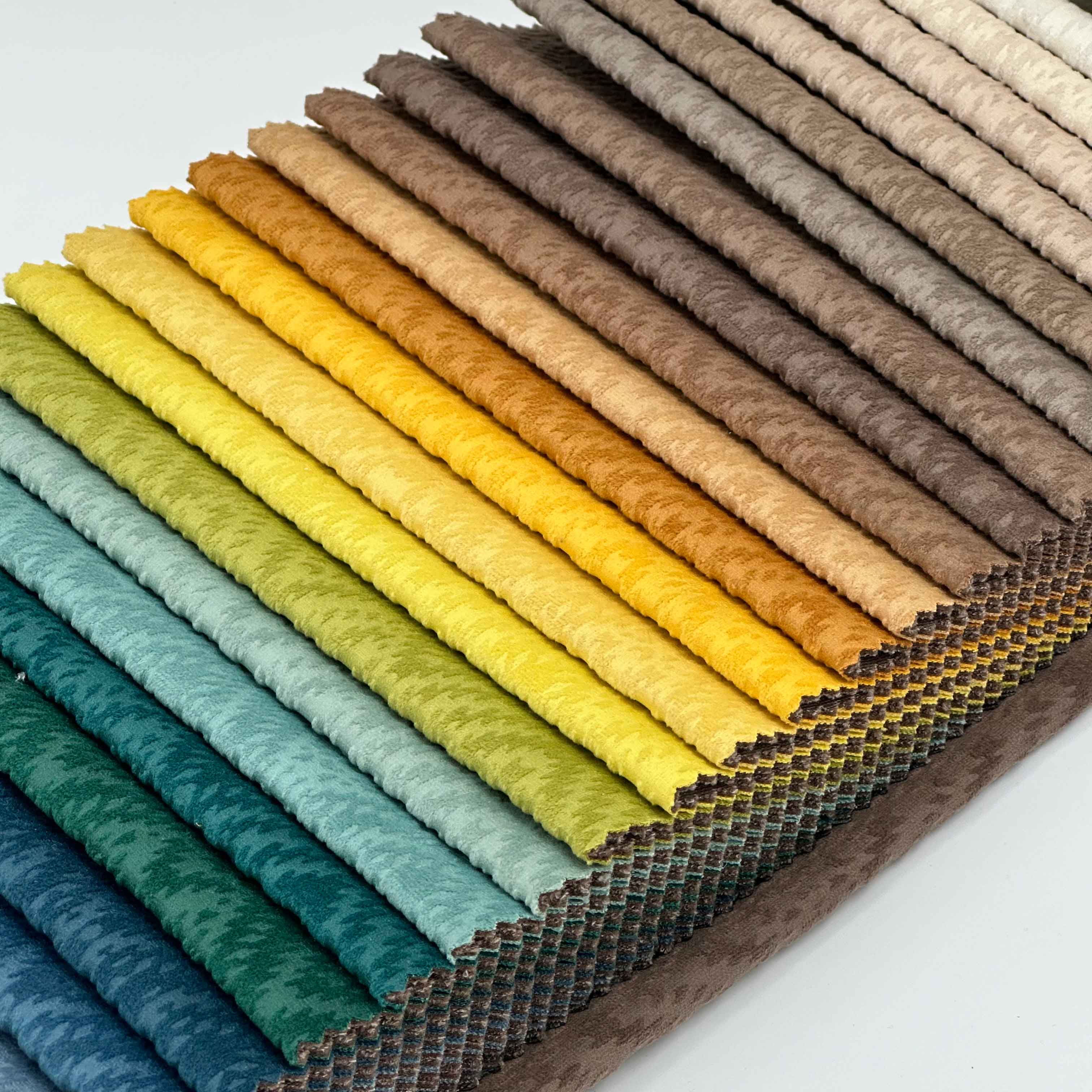Wejoy Designer Vævet Jacquard Samt Tekstiler Stof til Polstring til Gardiner og Møbler