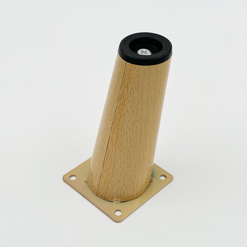 Wejoy Modern Inclined Wooden Look Like Metal Iron Material Sofa Corner Legs for Bench