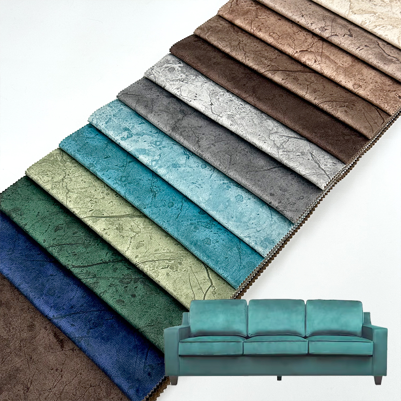 Wejoy Factory Upholstery Fabric Printed Sofa Textile 100% Polyester Holland Velvet Fabric Wholesale Furniture Supplier High Quality Durable Sofa Chair Fabric for Home Commercial Projects
