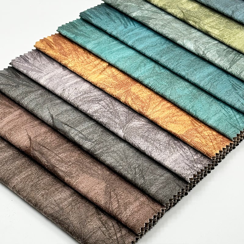 Wejoy Home Textile Velvet Sofa Fabric Upholstery Wholesale Supplier High Quality New Design TC Backing Printed Sofa Fabric for Furniture Cushion Upholstery Home Decor Commercial Projects