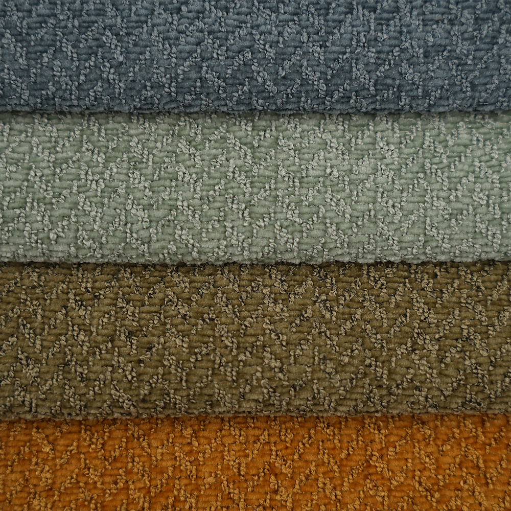 Táirge Wejoy 380gsm, 100% poliastar, géarchéad chenille le fíneáil ar an gcochall do shofaí | Táirge bog éadrom le haghaidh micreafhíbhear le cúlra báinbhileid 142cm, OEM, díol i mbochtánach