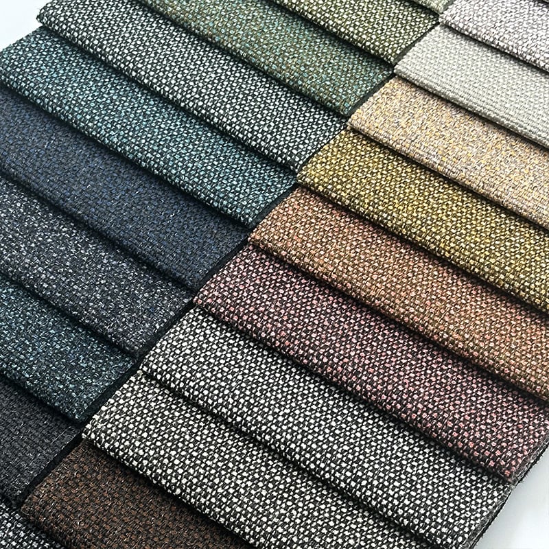 Wejoy Factory 210gsm Polyester Linen Fabric for Tapestry Sofa Chair
