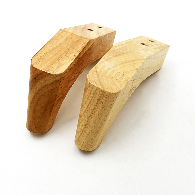 Wejoy Parti per Mobili Nuove Gambe in Legno Massello Altezza 12 cm per Divano Tavolo