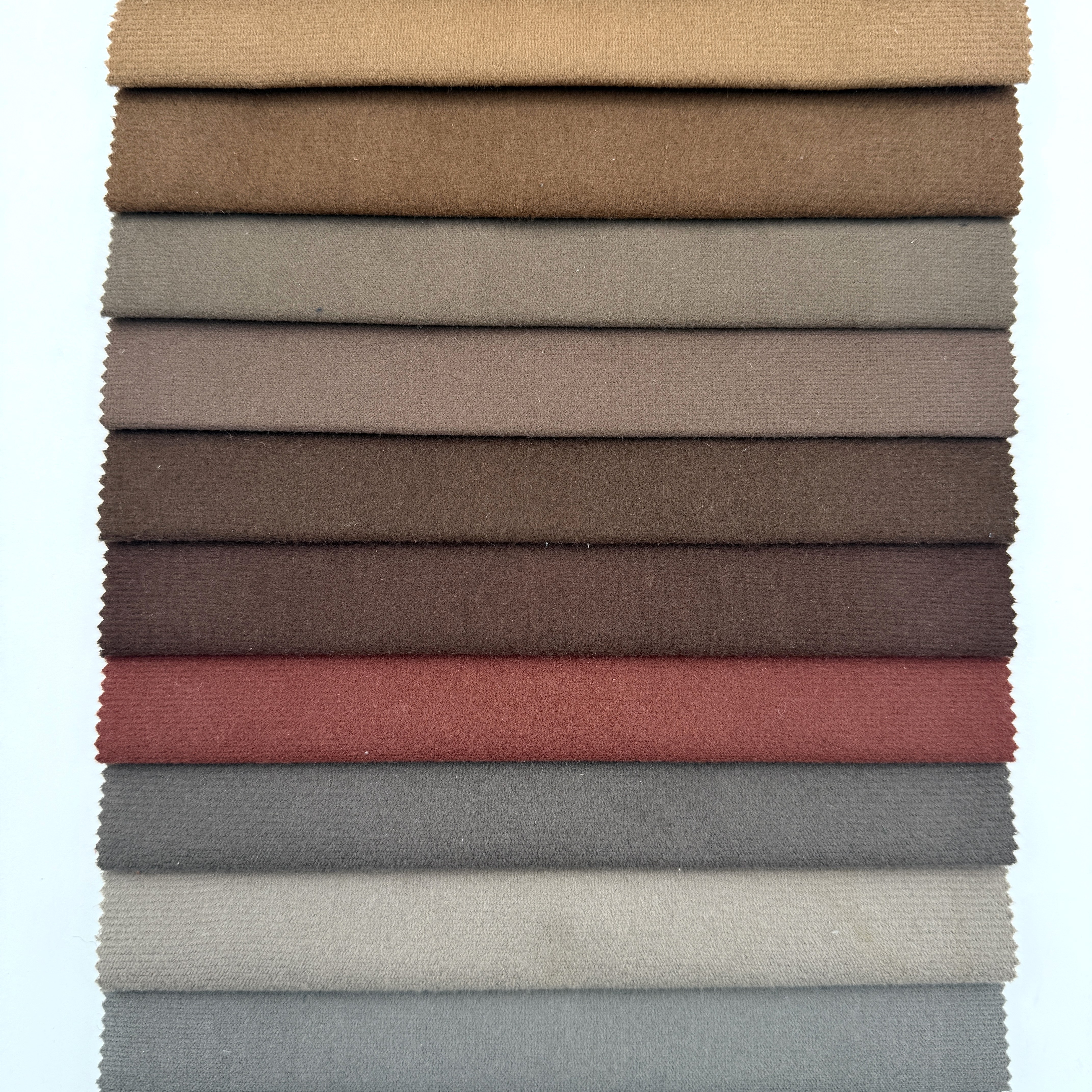 Wejoy Warme Sagt Knitvelourstof Premiëre Duurzaam Bekledingsmateriaal Sag en Glad vir Tuismeubels en Kussings Velourstof