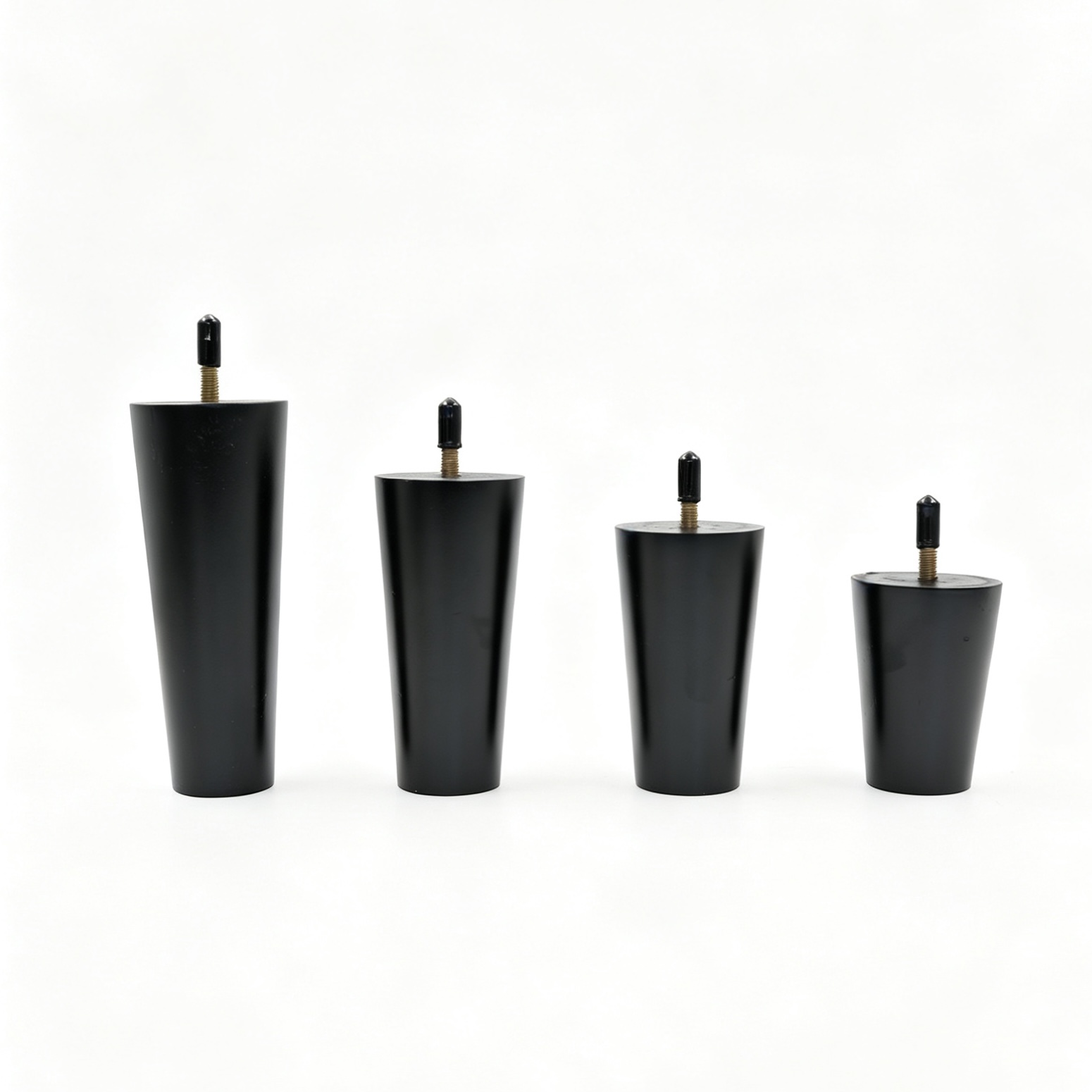 Wejoy versmalmde hout-meubelpotte, vaste-hout bankpotte, vervangingspotte vir bank, middeleeuse moderne kaspotte vir DIY-meubels, 8 cm, 10 cm, 12 cm, 15 cm hoogteopsies, enkelstuk