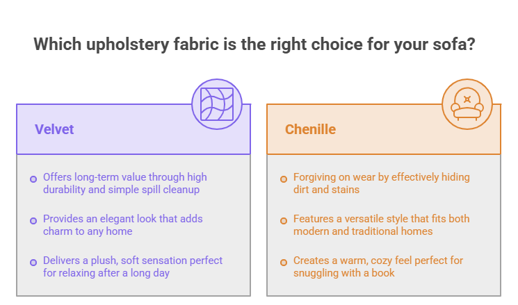 Which upholstery fabric is the right choice for your sofa?