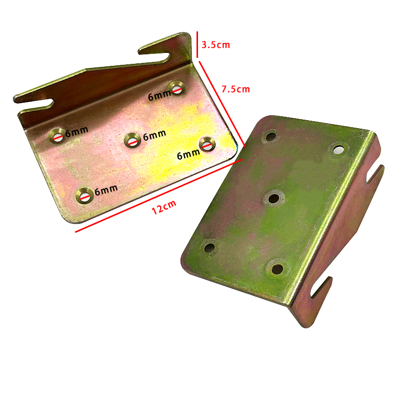 Wejoy European Style Bed Accessories 1.5mm 1.8mm 2.0mm Plating Bed Hinges