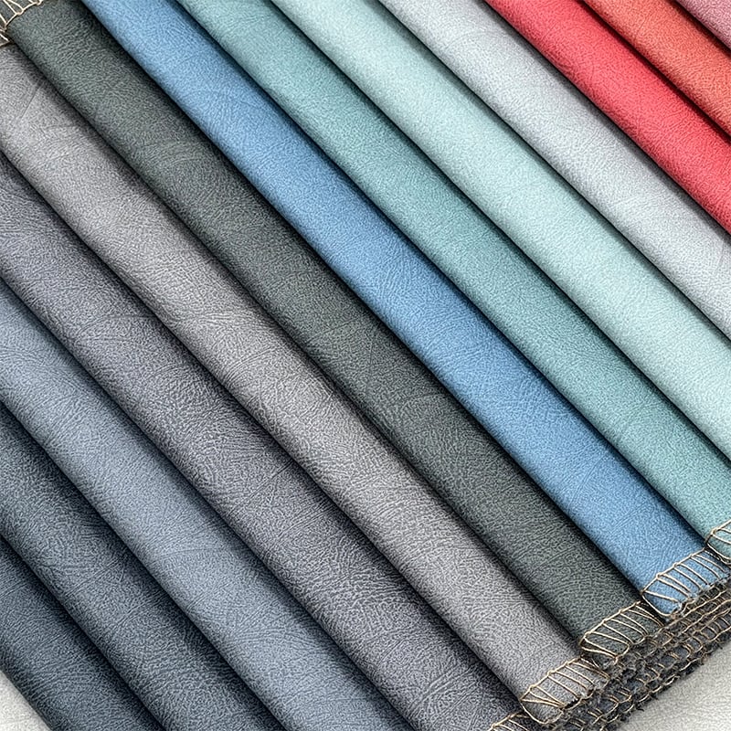Wejoy blødt berøringsfalsklæderstof i polyester velveteen-lignende teknologi, 260 g/m²