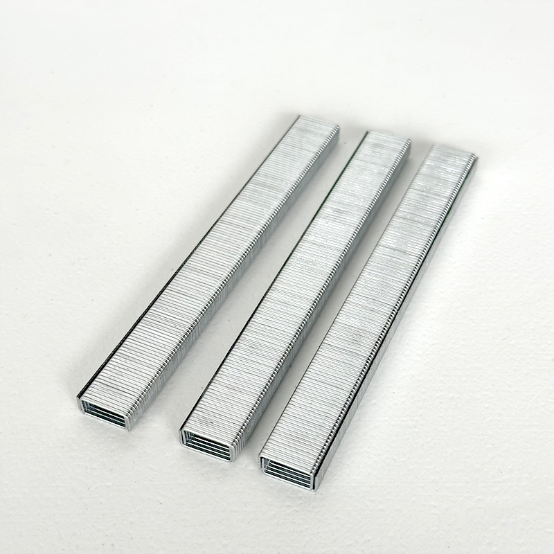 Wejoy Wholesale Metal Fastener U Type Staples 8006 21 Gauge 1/4 Inch Leg Furniture Fixation Upholstery Staples Pneumatic Staple Galvanized Fine Wire Staple