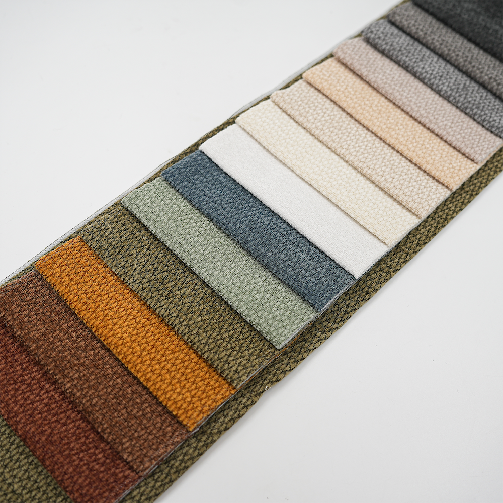 Tá Wejoy 240gsm, 100% poliastar chenille le haghaidh cinniúna sofa | Tá an t-ábhar seo breathnaitheach, ina dhiaidh sin tá sé ina ábhar iomláin agus tá sé díodáilte, le cúlra báinbhéite 142cm | Díol i mbulk, OEM