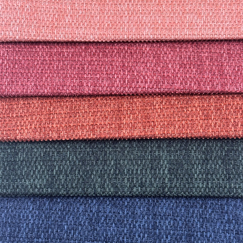 Wejoy Polyester 300gsm Compounding Process Faux Linen Fabric for Furniture