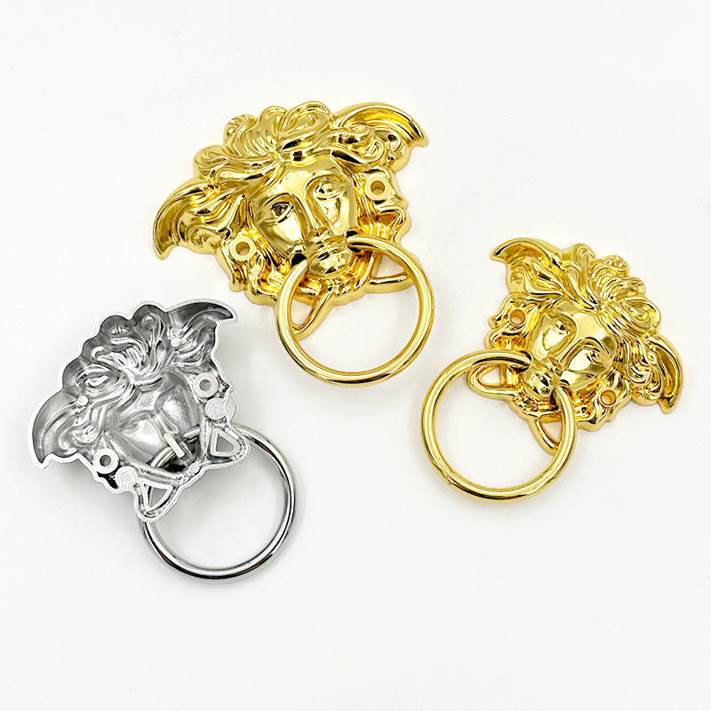 Wejoy Human Face Cabinet Pulls | Golden Silver Ring Handles | Antique Furniture Door Pulls Wholesale
