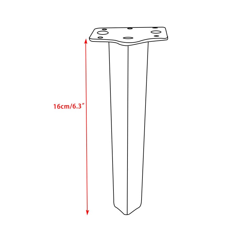 Wejoy Sofa Legs New Design Gold Metal Base Chair Bed Cabinet Furniture Legs