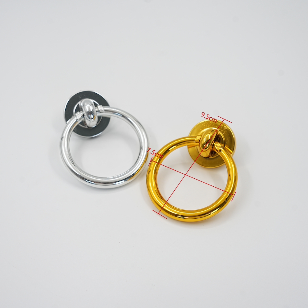 Maniglie in plastica Wejoy da 75 mm per mobili, colori oro e argento, per cassetti e ante di armadi