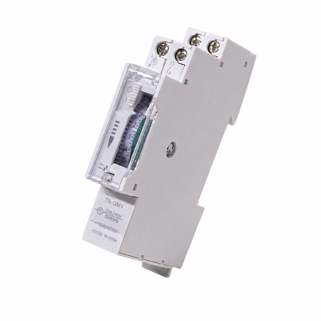 TS-GM1 DIN Rail Mechanical Timer Switch Product Description