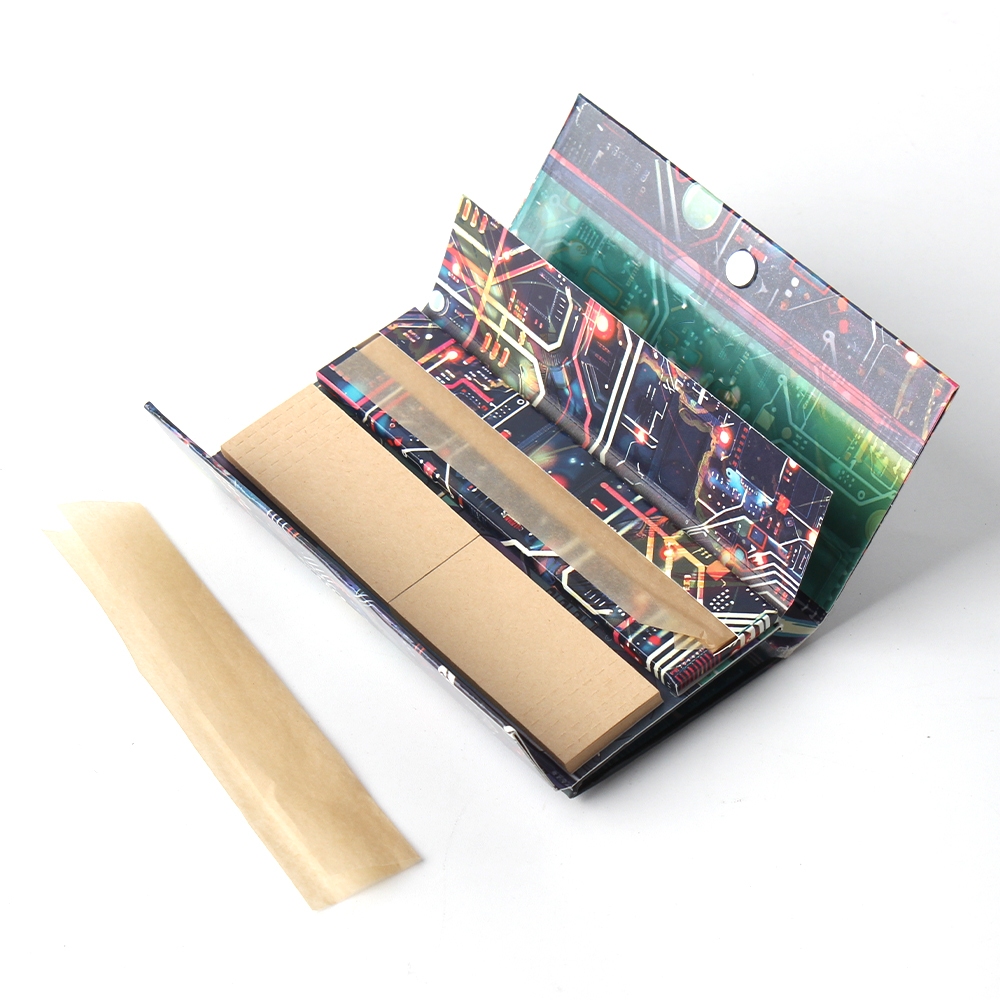Magnetic Button Rolling Paper Booklets – Custom Printed, Grinder & Tips Set