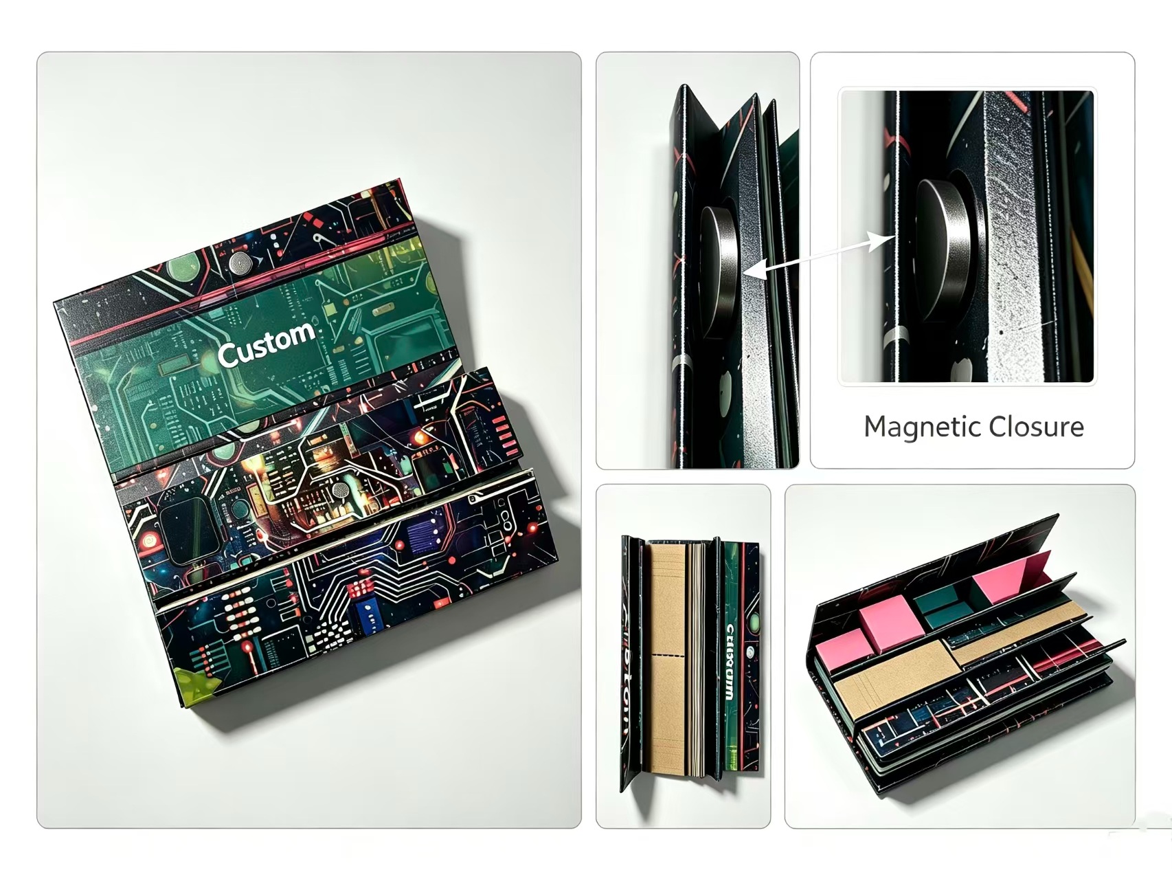 Customized Magnetic Rolling Paper Booklet – OEM & Private Label Print