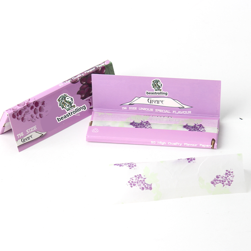 Bespoke Logo Design Rolling Papers, Chemical-Free Natural Smoking Papers Bulk