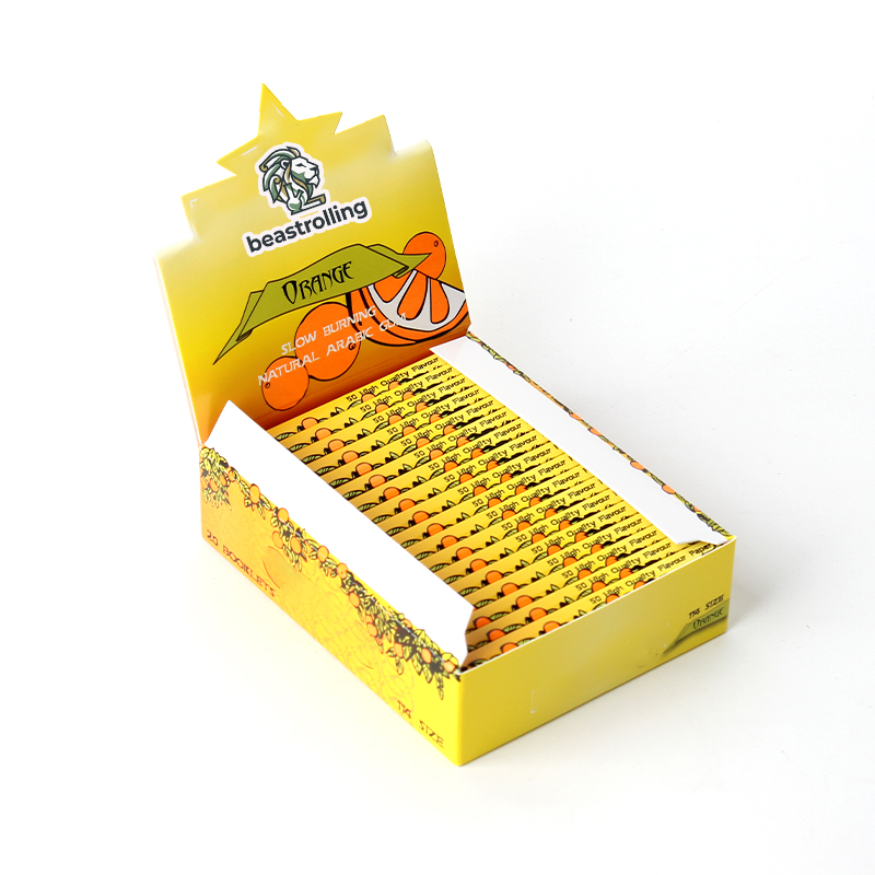 Your Brand Logo on Natural Rolling Papers, Custom Printed Smoking Papers Affordable