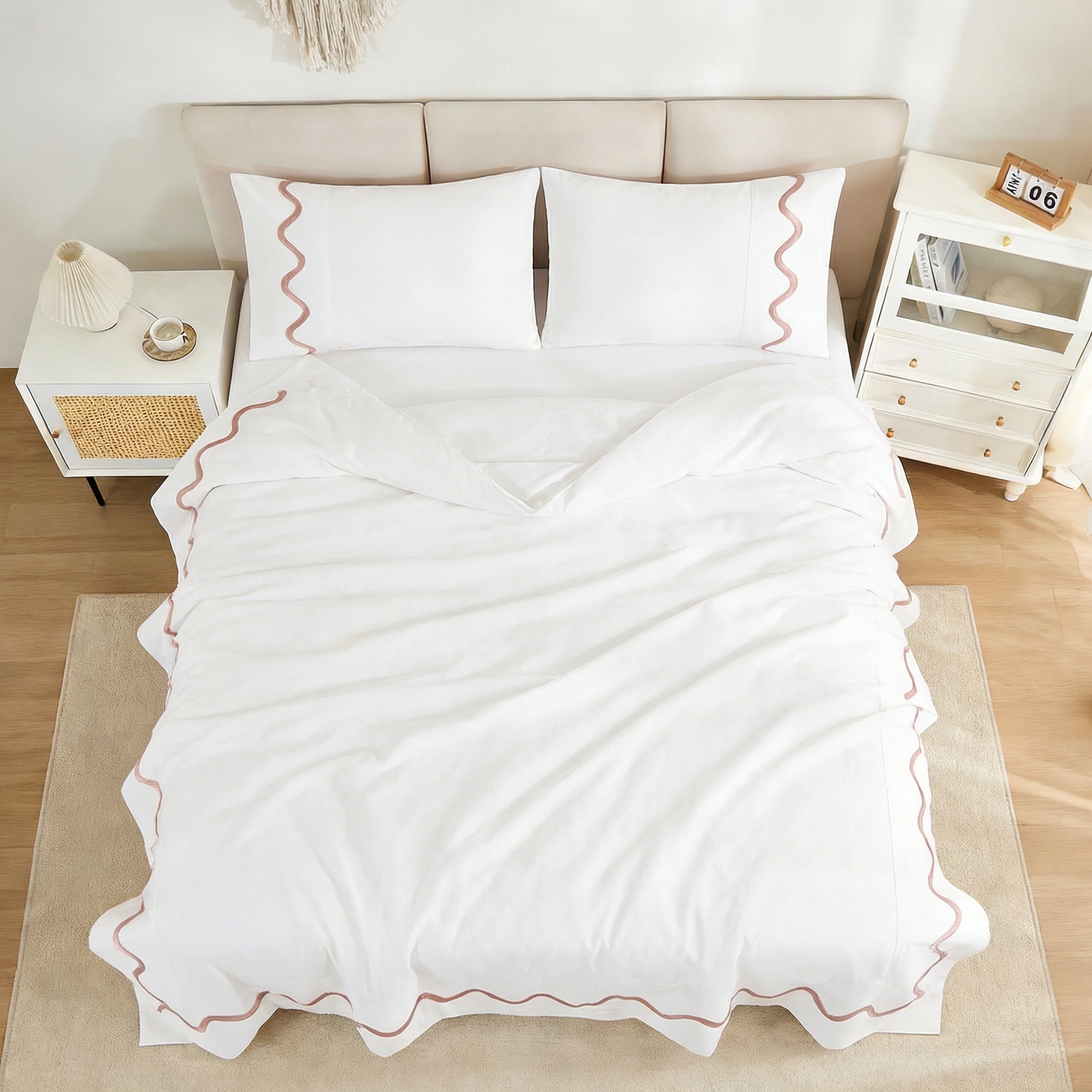 HONI 600TC 100% Tencel Sheet Set – Breathable & Silky Soft for a Refreshed Sleep