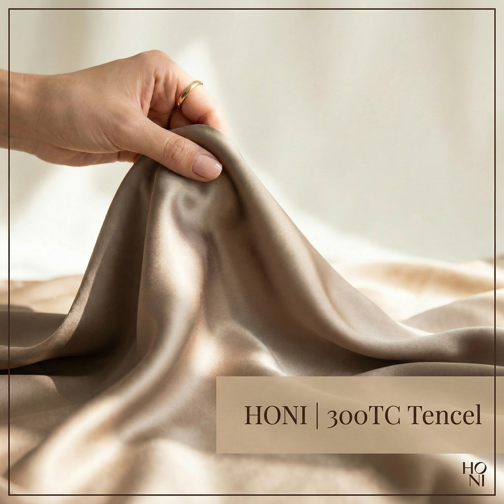 300TC 100% Tencel™ Lyocell Dyed Sheet Set– Silky Soft &Breathable Bedding