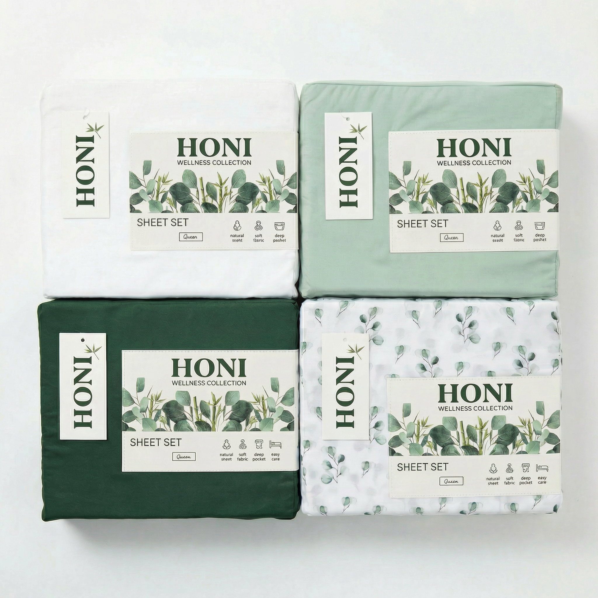 Aromatic Brushed Cotton Bedding Set – Long-Lasting Natural Scents (Bamboo / Sandalwood / Lavender) Wake Up Refreshed Every Morning