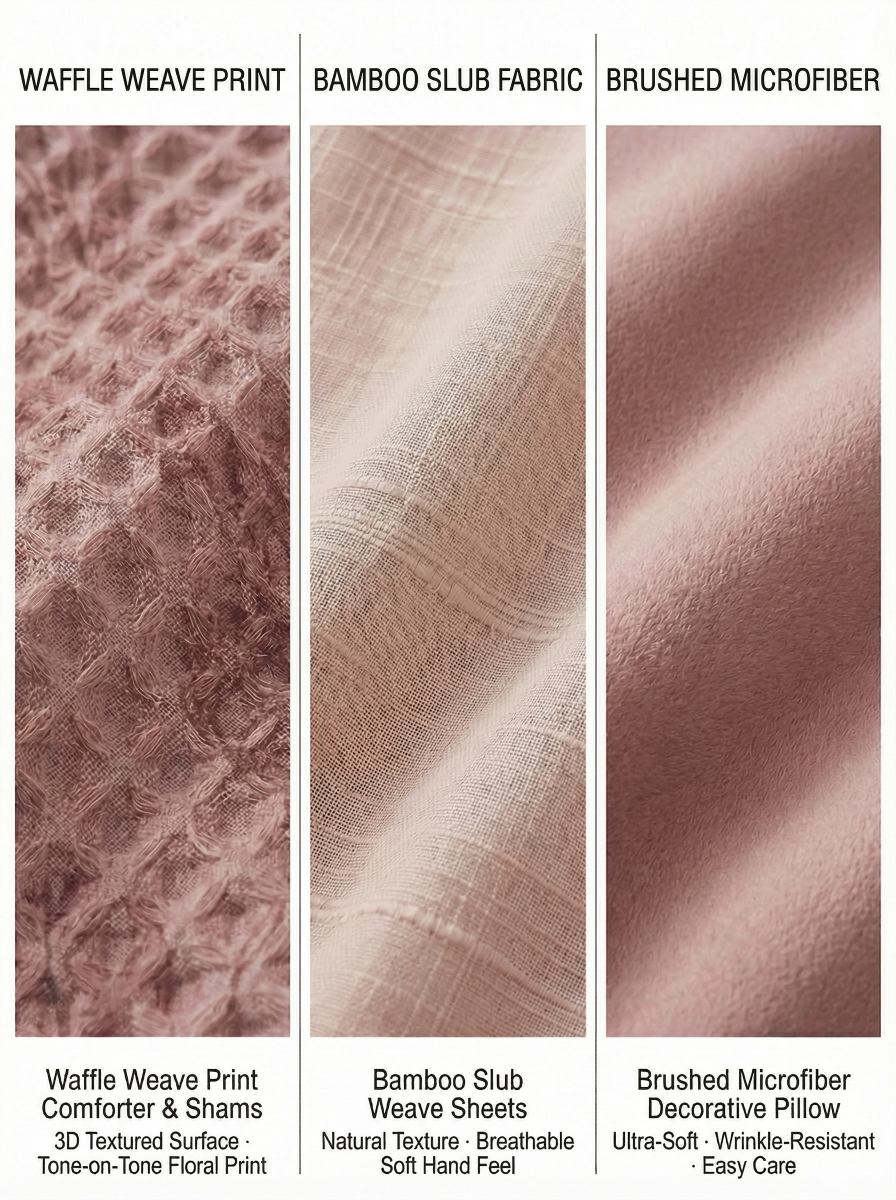 honi-bedding-fabric-closeup-waffle-print-bamboo-slub-brushed-microfiber-2.png