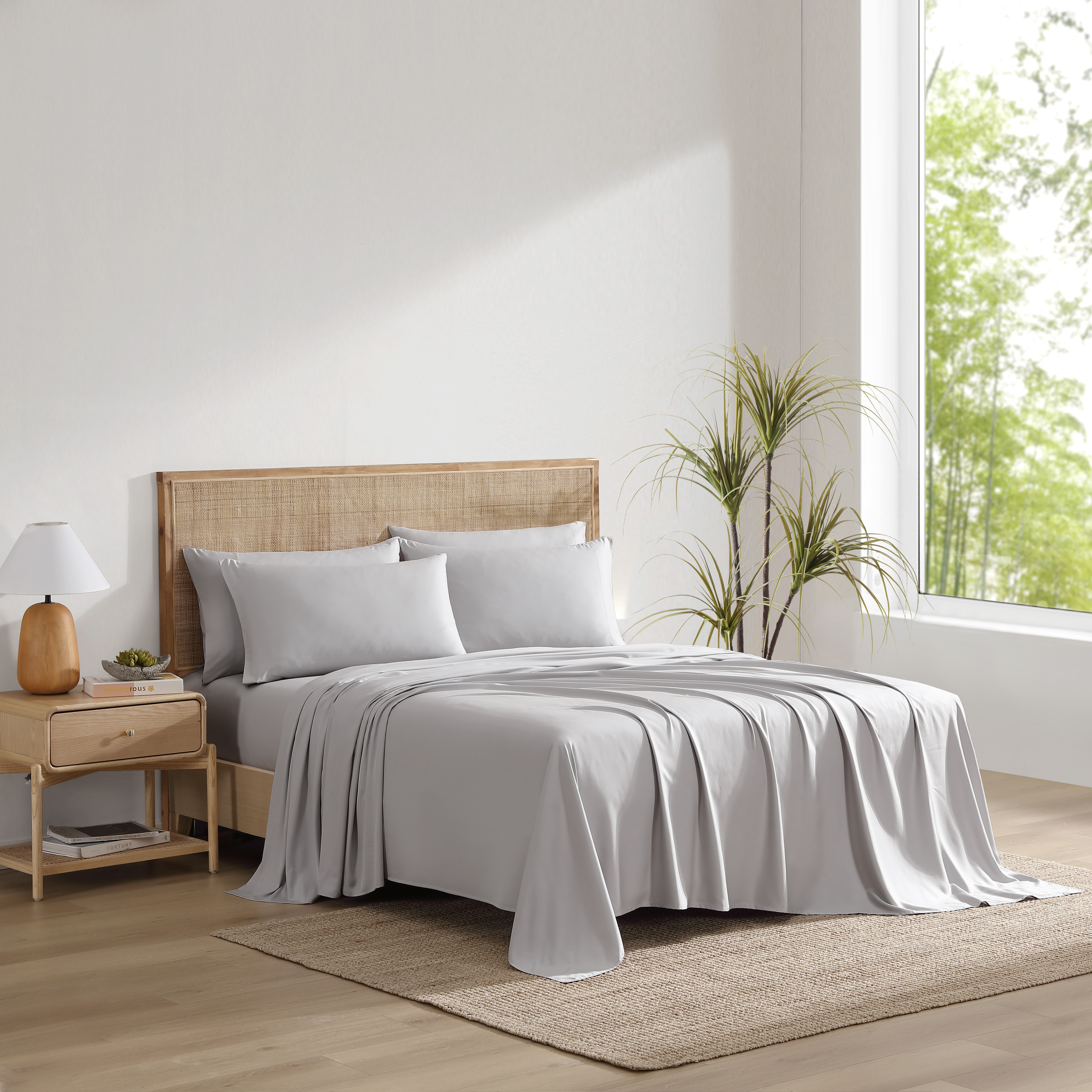 230TC 100% Bamboo Viscose Twill Dyed Sheet Set – Ultimate Cooling Sleep
