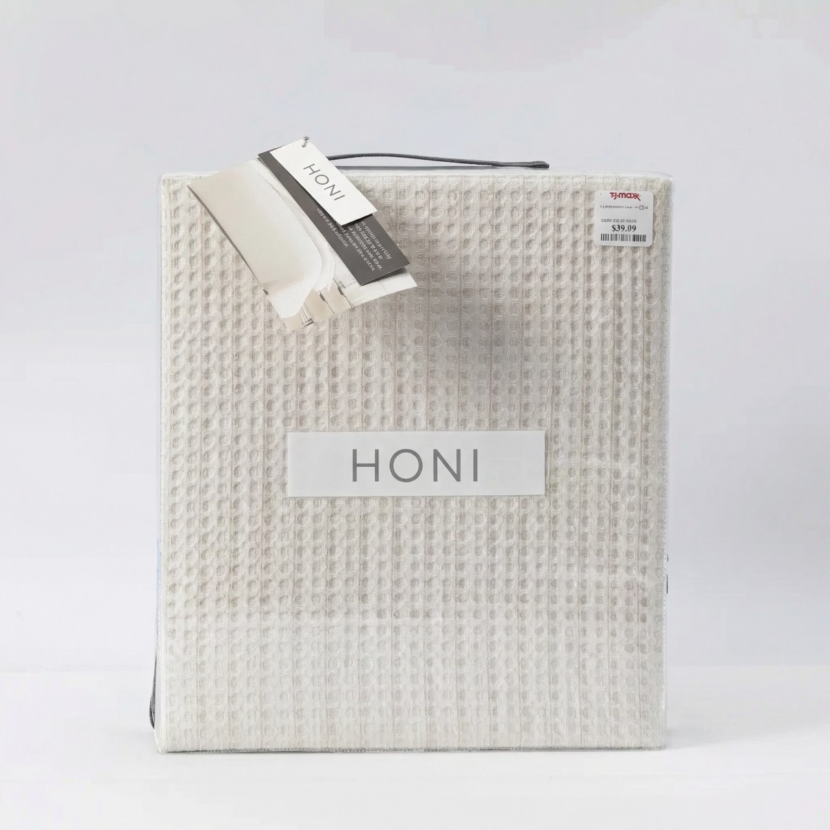 HONI 260gsm 100% Cotton Waffle Weave Duvet Cover Set (3-4 Pieces) – Easy Care, Machine Washable & Fade Resistant – Soft & Smooth Wash After Wash