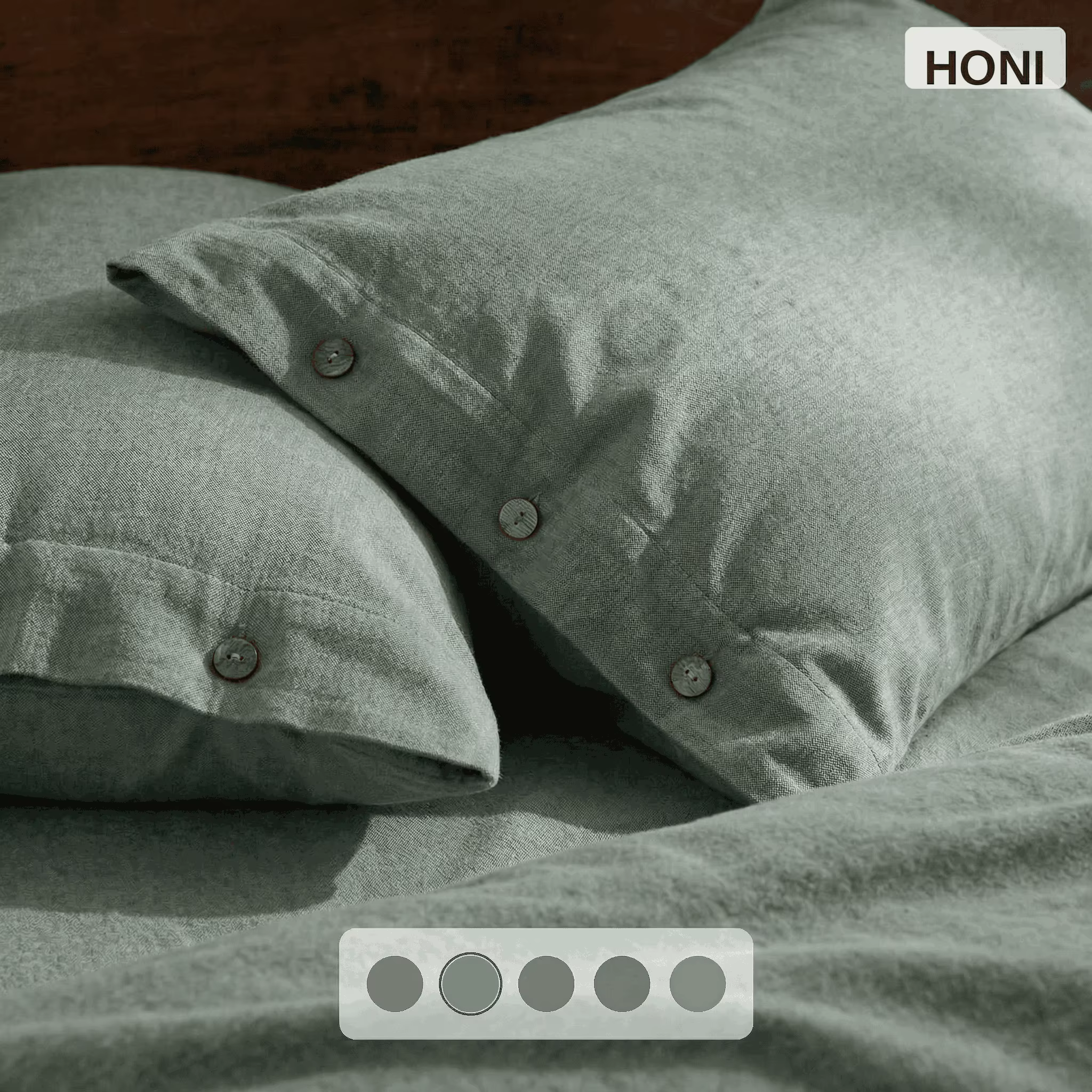 Natural 150gsm Yarn-Dyed Cotton Duvet Cover Set Breathable 144T Textured Bedding with Washed Look