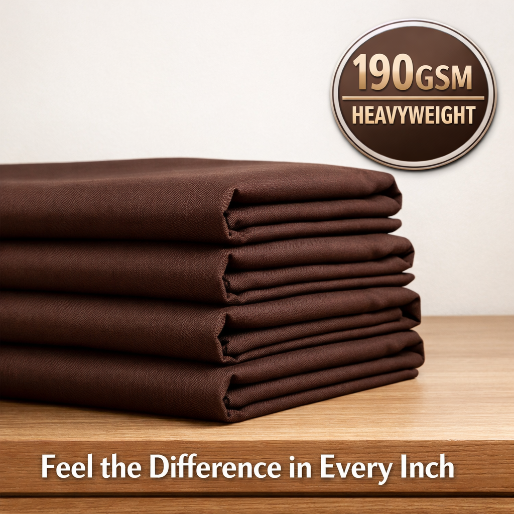HONI 190 GSM Double-Sided Total Blackout Curtain– Complete Privacy & Ultimate Comfort