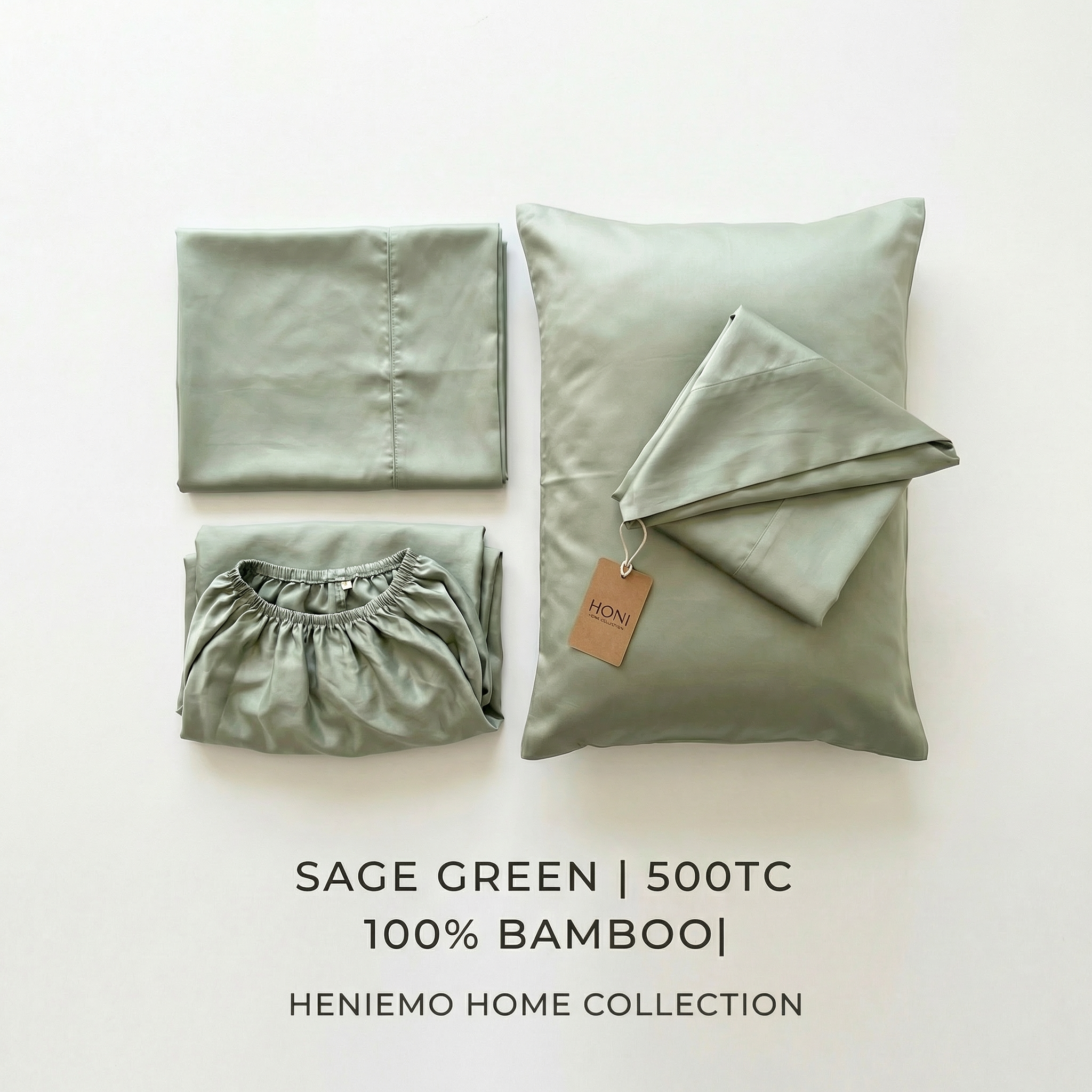 HENIEMO 500TC Dyed Bamboo Sheet Set – Wake Up Refreshed Every Morning