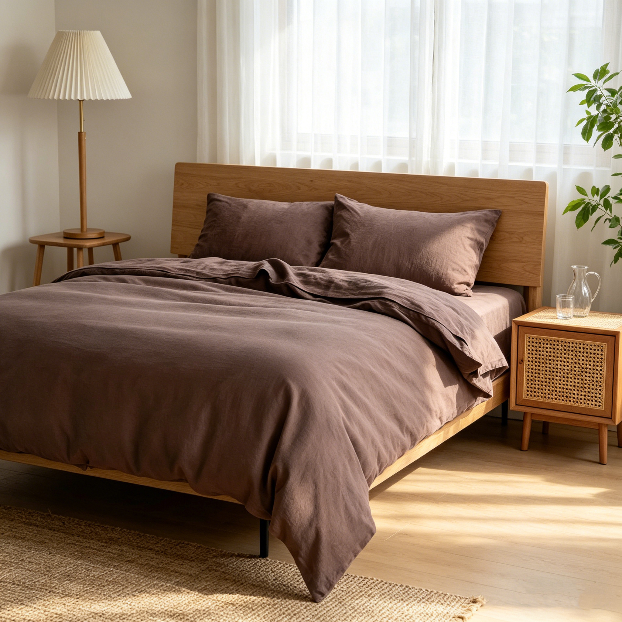 HONI 100% Pure Linen Duvet Cover Set – Wake Up to Luxury Every Morning