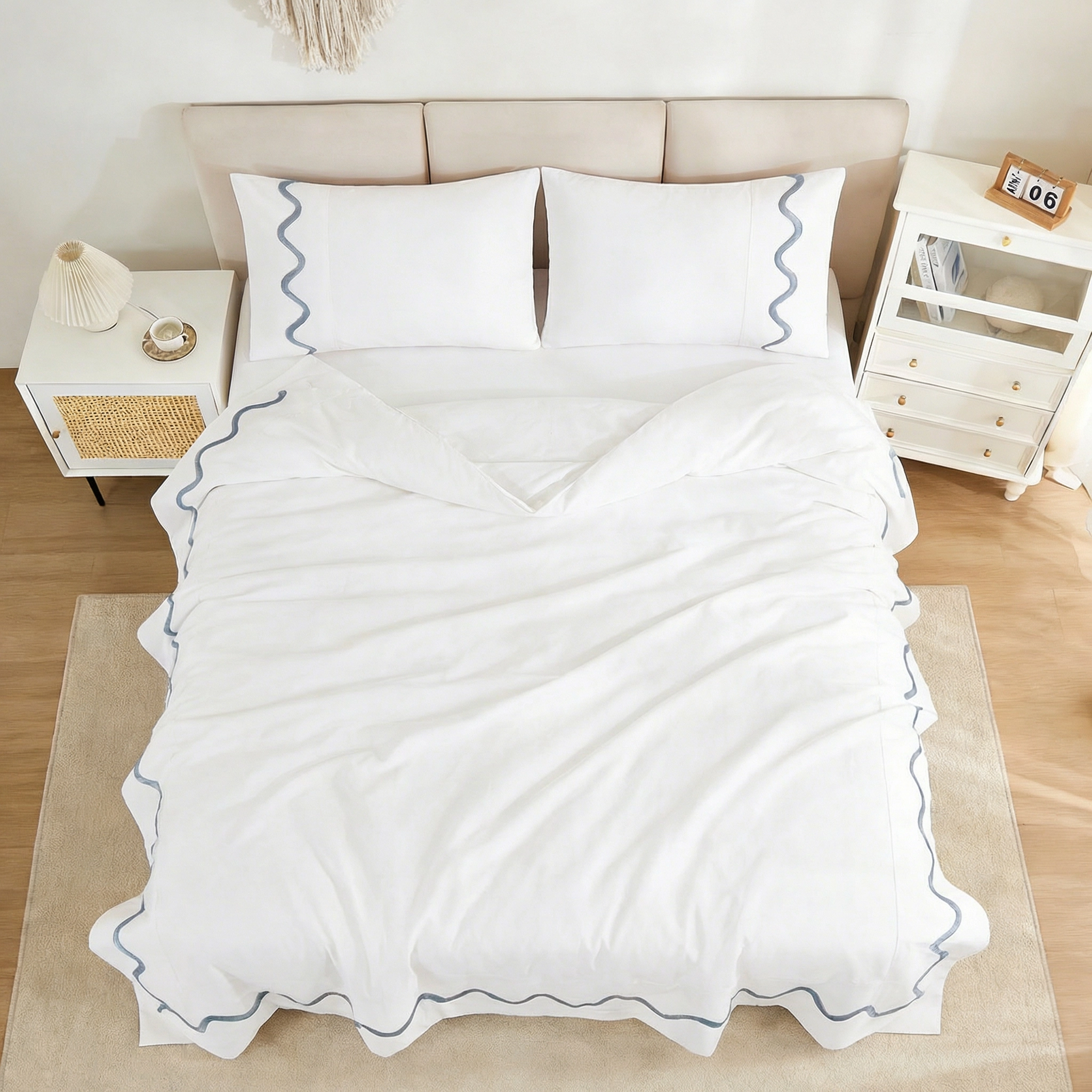 HONI 600TC 100% Tencel Sheet Set – Breathable & Silky Soft for a Refreshed Sleep