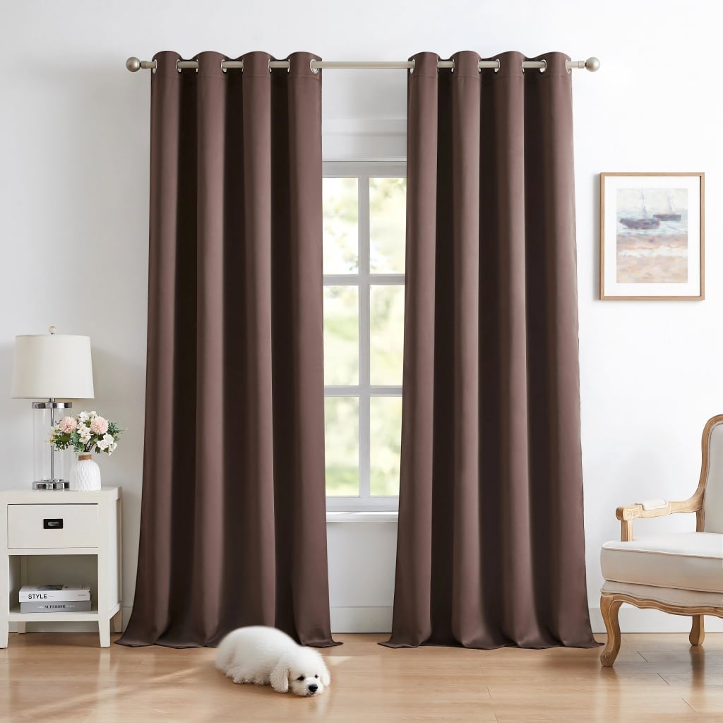 HONI 190 GSM Double-Sided Total Blackout Curtain– Complete Privacy & Ultimate Comfort