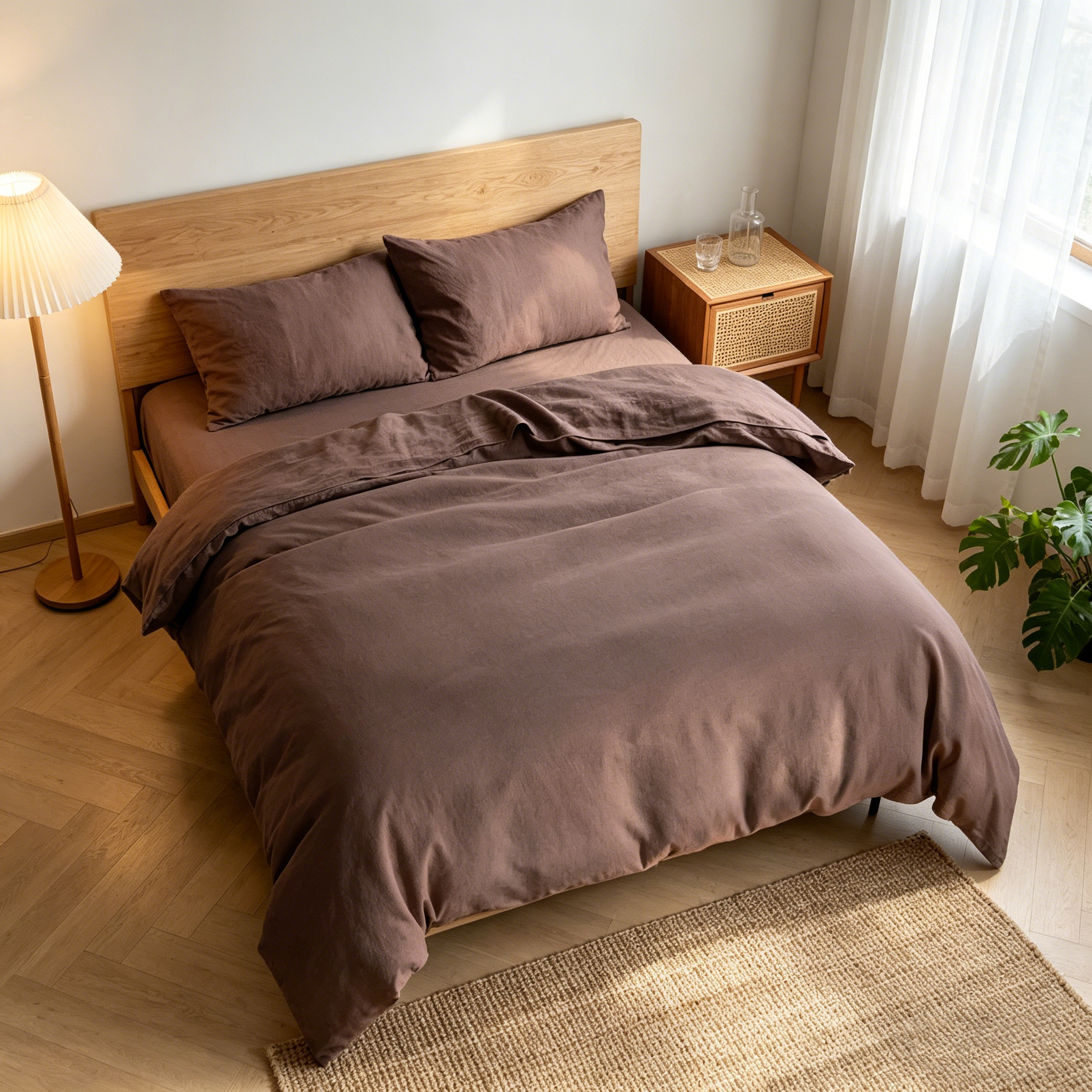 HONI 100% Pure Linen Duvet Cover Set – Wake Up to Luxury Every Morning
