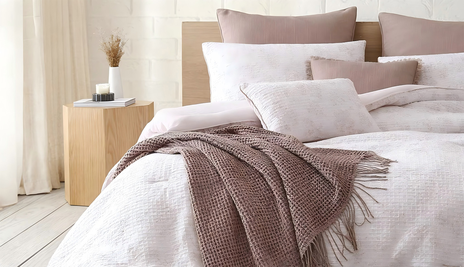 HONI Pink Floral Bed Comforter Soft and Cozy Shaggy Bedding Comforter Cover Striped Reversible Winter Warm Luxury Fuzzy Bed Set factory